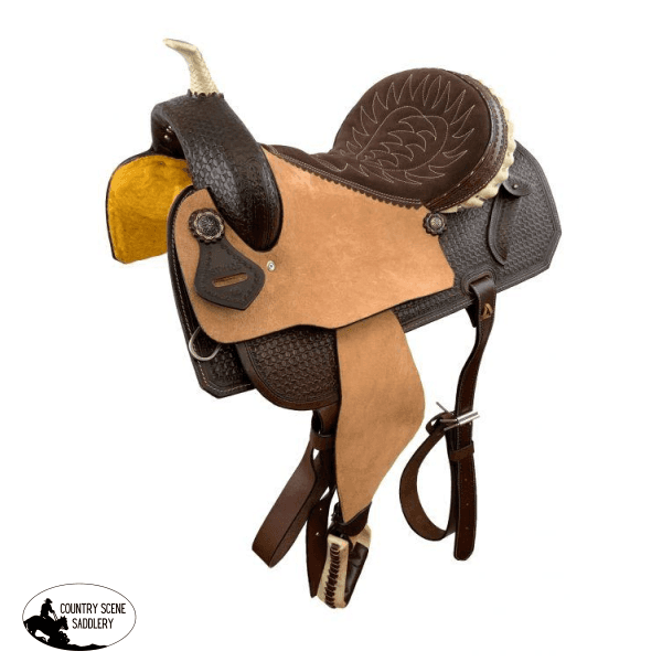New! 16 Barrel Style Saddle Gullet: 7-1/2 Qh Posted.