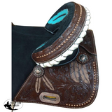 16" Double T Leather Entry level Treeless Saddle. - Country Scene Saddlery and Pet Supplies