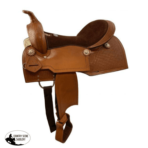 New! 16 Double T Pleasure Style Saddle With Square Skirts