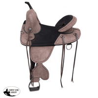 New! 16 Double T Treeless Saddle With Floral Tooling. Posted.* Show Saddles