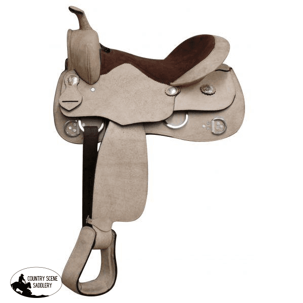 New! 16 Economy Rough Out Leather Training Saddle. . Posted.~