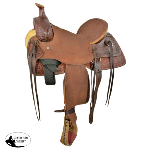 16 Semi Qh ;Roper Style Saddle. (Not Warranted To Rope) Roper Style Saddle