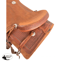 16 Showman ® Hard Seat Ranch Cutting Roping Saddle. Cutting Saddles