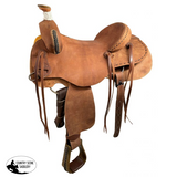 16 Showman® Hard Seat Roping Saddle.. Saddle