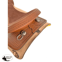 16 Training Style Western Saddle With Suede Seat Made Of Argentina Cow Leather. Work Saddles