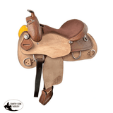 16 Training Style Western Saddle With Suede Seat Made Of Argentina Cow Leather. Work Saddles
