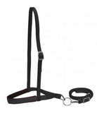 Heavy leather 1.5" nose band with removeable 0.75" tie down. - Country Scene Saddlery and Pet Supplies