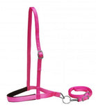 Heavy leather 1.5" nose band with removeable 0.75" tie down. - Country Scene Saddlery and Pet Supplies