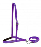 Heavy leather 1.5" nose band with removeable 0.75" tie down. - Country Scene Saddlery and Pet Supplies