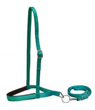 Heavy leather 1.5" nose band with removeable 0.75" tie down. - Country Scene Saddlery and Pet Supplies