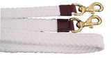 New! 174435 - Flat Braided Cotton Reins 7` - Country Scene Saddlery and Pet Supplies