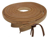 Showman® 8ft Argentina Cowhide Leather Split Reins. - Country Scene Saddlery and Pet Supplies