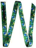Showman ® Premium Quality Peacock Print Latigo Set - Country Scene Saddlery and Pet Supplies