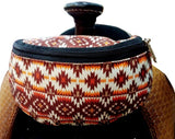 Showman ® Aztec Print Insulated Nylon Saddle Pouch. - Country Scene Saddlery and Pet Supplies