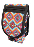 177765 Showman® Pink Aztec design codura cell phone/ - Country Scene Saddlery and Pet Supplies