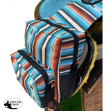 177998 Showman ® Serape Print Insulated Water Bottle Horn Bag Saddle Pouches Sacks Bags