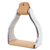 New! Showman Electric Aces Twisted Angled Aluminum Stirrups - Country Scene Saddlery and Pet Supplies