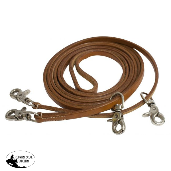 19070 - 11 Ft Argentina Leather Draw Reins