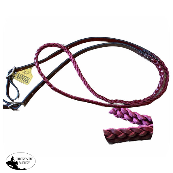 19098 - Endless 4 Plaited Leather Reins Western
