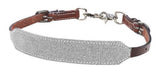 Showman ® Glitter overlay leather wither strap - Country Scene Saddlery and Pet Supplies