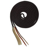 New! Showman 23' Nylon braided Mecate Reins with Horse Hair Tassel - Country Scene Saddlery and Pet Supplies