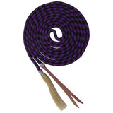 New! Showman 23' Nylon braided Mecate Reins with Horse Hair Tassel - Country Scene Saddlery and Pet Supplies