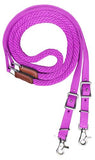 3/4" x 8' flat nylon contest rein - Country Scene Saddlery and Pet Supplies
