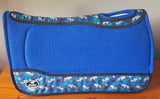 Blue Feathers Felt Pad. - Country Scene Saddlery and Pet Supplies