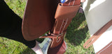 New! Showman Signature Series Roughout Wade Roper Saddle - 15, 16, 17 Inch - Country Scene Saddlery and Pet Supplies