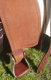 New! Showman Signature Series Roughout Wade Roper Saddle - 15, 16, 17 Inch - Country Scene Saddlery and Pet Supplies