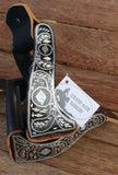CSS Black Engraved Stirrup Irons. - Country Scene Saddlery and Pet Supplies