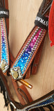NEW! Showman ® Galaxy print browband. - Country Scene Saddlery and Pet Supplies