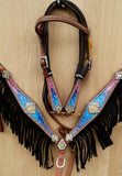 NEW! Showman ® Galaxy print browband. - Country Scene Saddlery and Pet Supplies