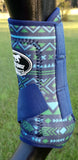 Blue Tribal Boots - Country Scene Saddlery and Pet Supplies