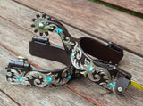 Showman™ brown steel spur. - Country Scene Saddlery and Pet Supplies