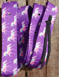 CSS Purple Unicorn Latigo Set. - Country Scene Saddlery and Pet Supplies