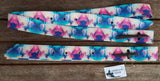CSS Pink/ Teal Swirl Latigo Set. - Country Scene Saddlery and Pet Supplies