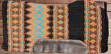 Showman® 34" x 36" x 3/4" Multi colored memory felt bottom saddle pad. - Country Scene Saddlery and Pet Supplies