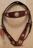 Showman Browband Headstall. - Country Scene Saddlery and Pet Supplies