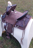 12", 13" Double T Youth hard seat bear trap style saddle. - Country Scene Saddlery and Pet Supplies