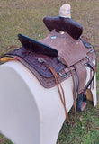 12", 13" Double T Youth hard seat bear trap style saddle. - Country Scene Saddlery and Pet Supplies