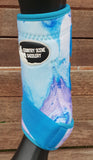 Turquoise and Purple Swirl Boots. - Country Scene Saddlery and Pet Supplies
