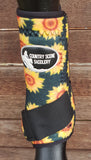 CSS Black Sunflower Boots - Country Scene Saddlery and Pet Supplies
