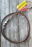 Showman® 4ft Argentina Cow Leather over & under - Country Scene Saddlery and Pet Supplies