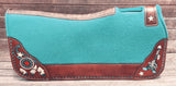 Showman ® 32" x 31" Heavy Duty Felt Saddle Pad with dreamcatcher design. - Country Scene Saddlery and Pet Supplies