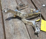 285891 Showman™ Stainless Steel Engraved Silver Overlay Spur. - Country Scene Saddlery and Pet Supplies