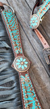 NEW! Showman ® Pony Size Single ear headstall and breast collar set. - Country Scene Saddlery and Pet Supplies