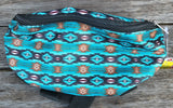Showman ® Teal Southwest Design Print Insulated Nylon. - Country Scene Saddlery and Pet Supplies
