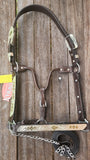 leather full horse size show halter with lead. - Country Scene Saddlery and Pet Supplies