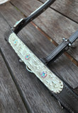 NEW! Irredescent and blue stone Showman show halter. - Country Scene Saddlery and Pet Supplies